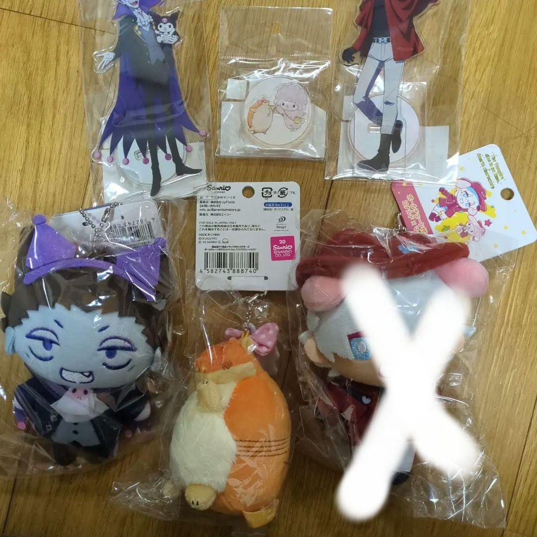 【未開封9点セット】吸血鬼すぐ死ぬ ぬいぐるみ サンリオコラボセット　にっぴき