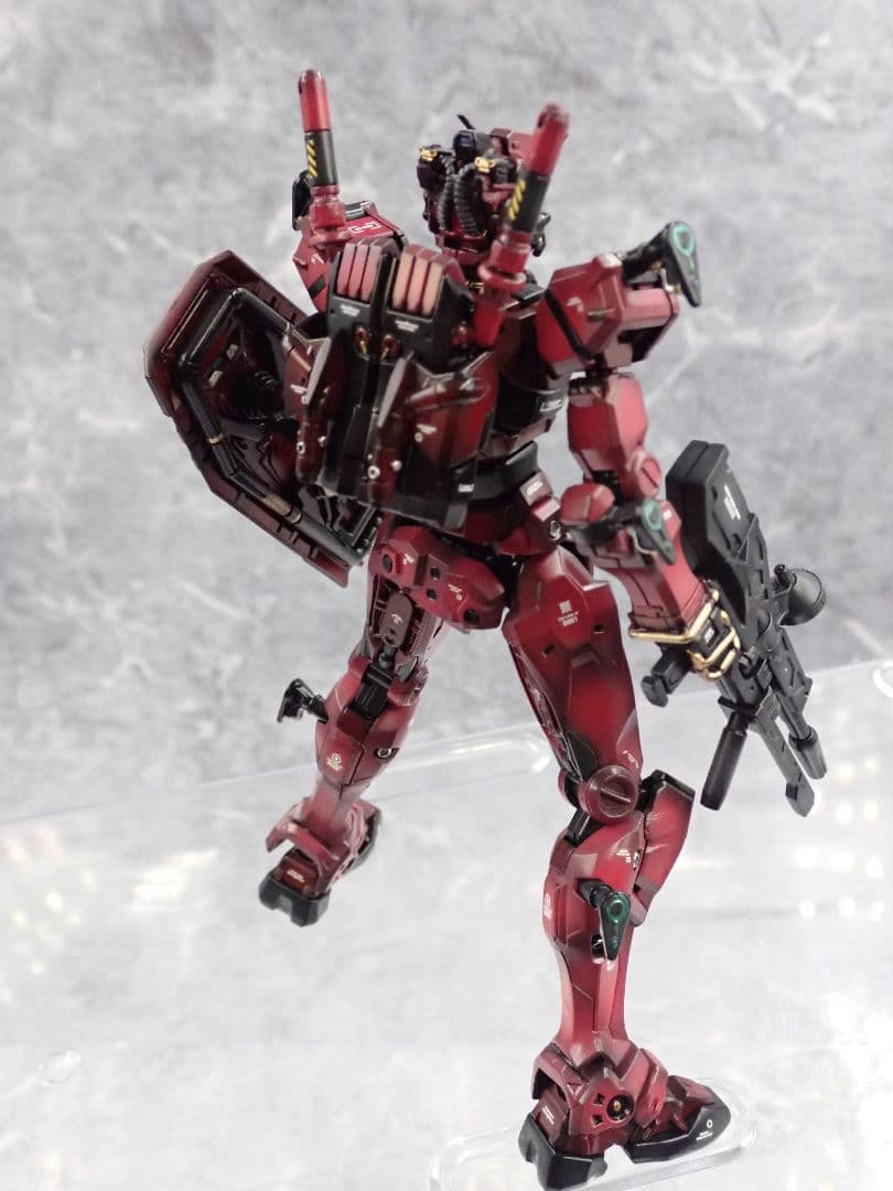 HG ジークアクス 赤いガンダム 全塗装 ガンプラ 塗装済 完成品
