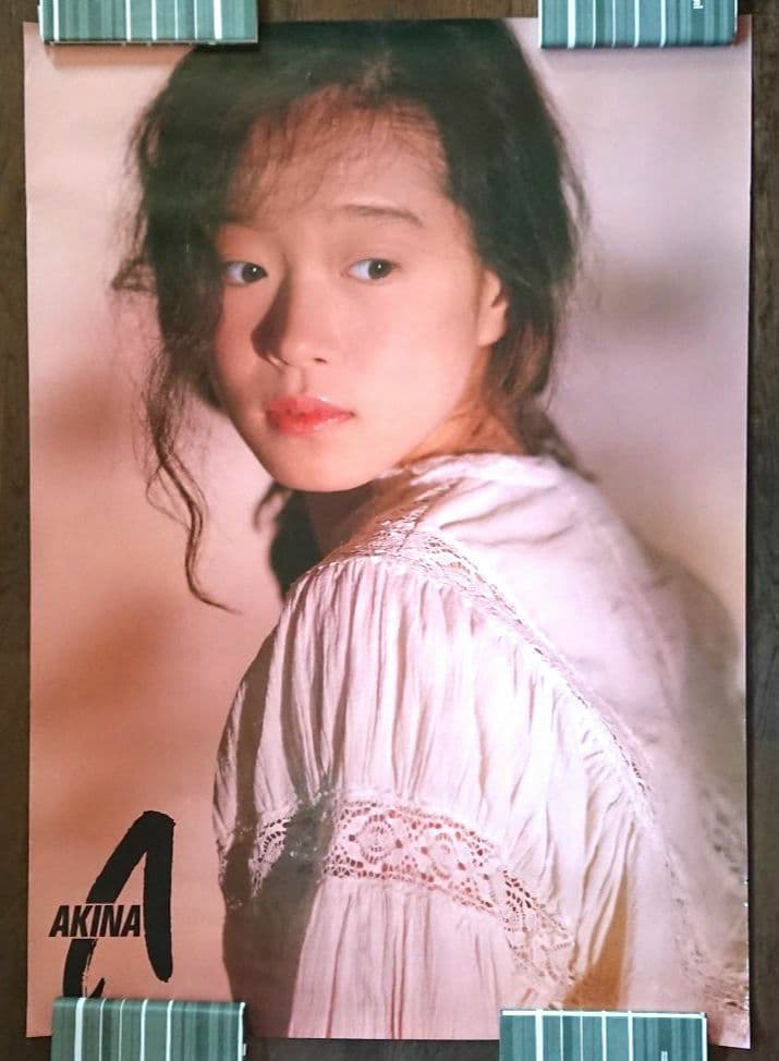 【未使用】中森明菜 明治チョコレート ポスターB１