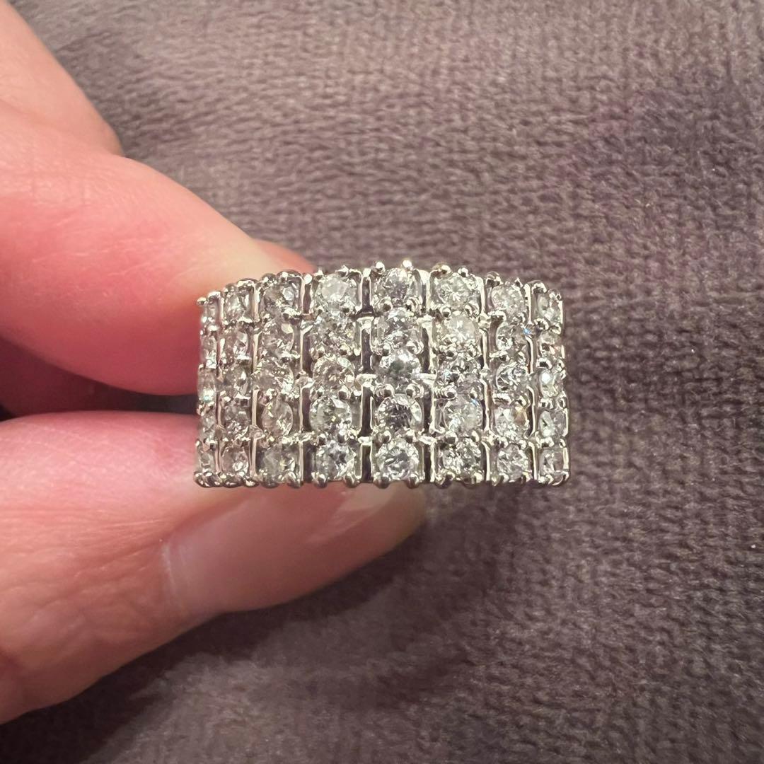 ⭕️最終価格⭕️pt900 ダイヤモンドリング 9.5号