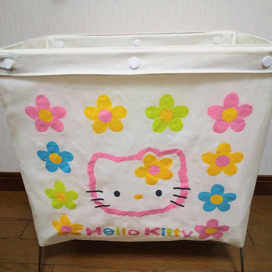 キティ ランドリーバスケット & 洗濯バサミ入れ 1998年 カオハナ