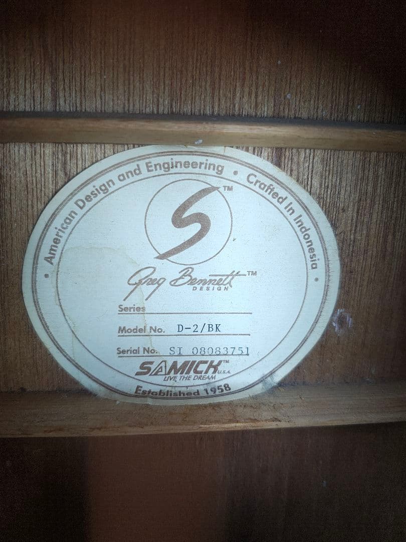 美品 Greg Bennett D-2/BK ハミングバードモデル エレアコ
