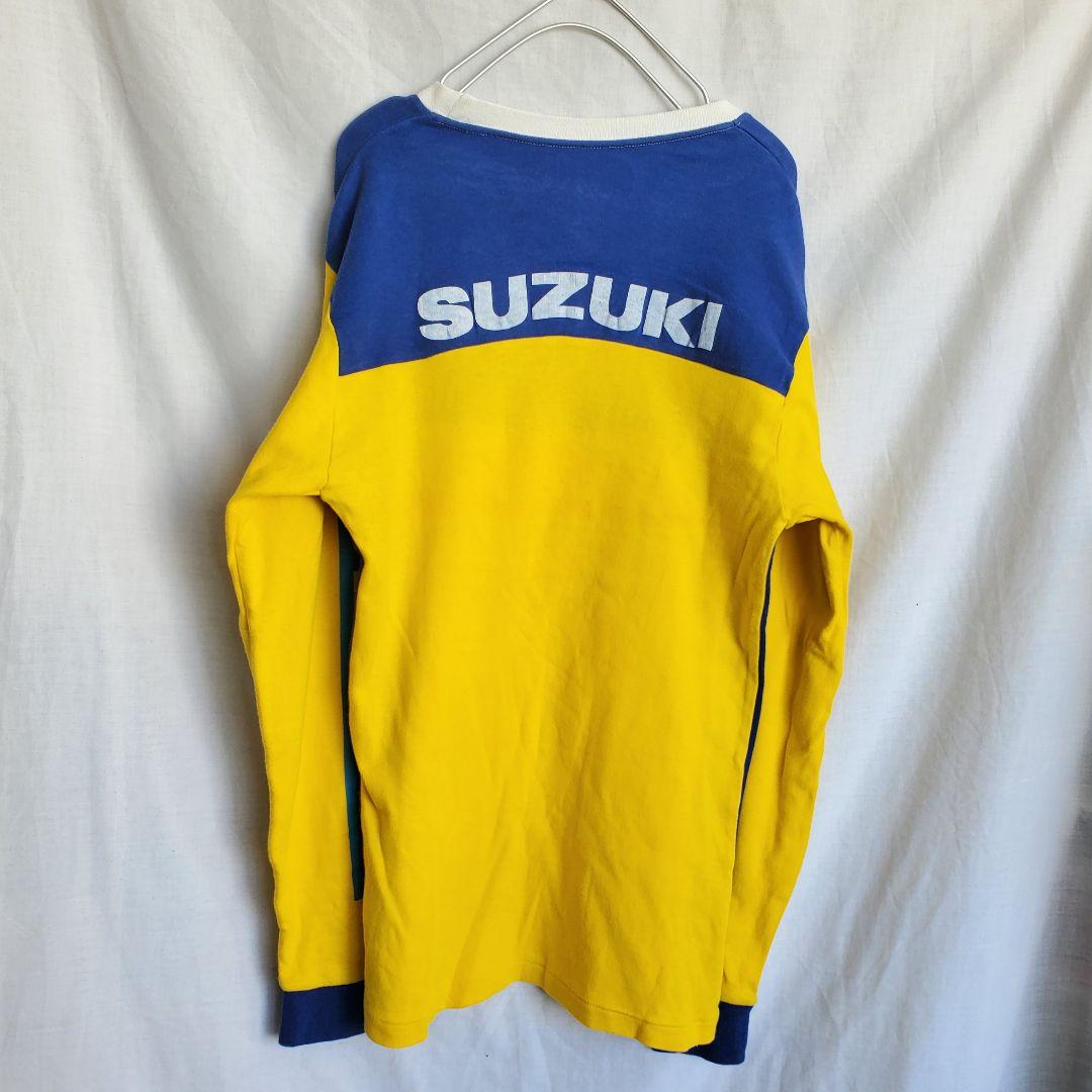 希少 90s SUZUKI　モーターサイクル　ロンt 車 バイク 古着