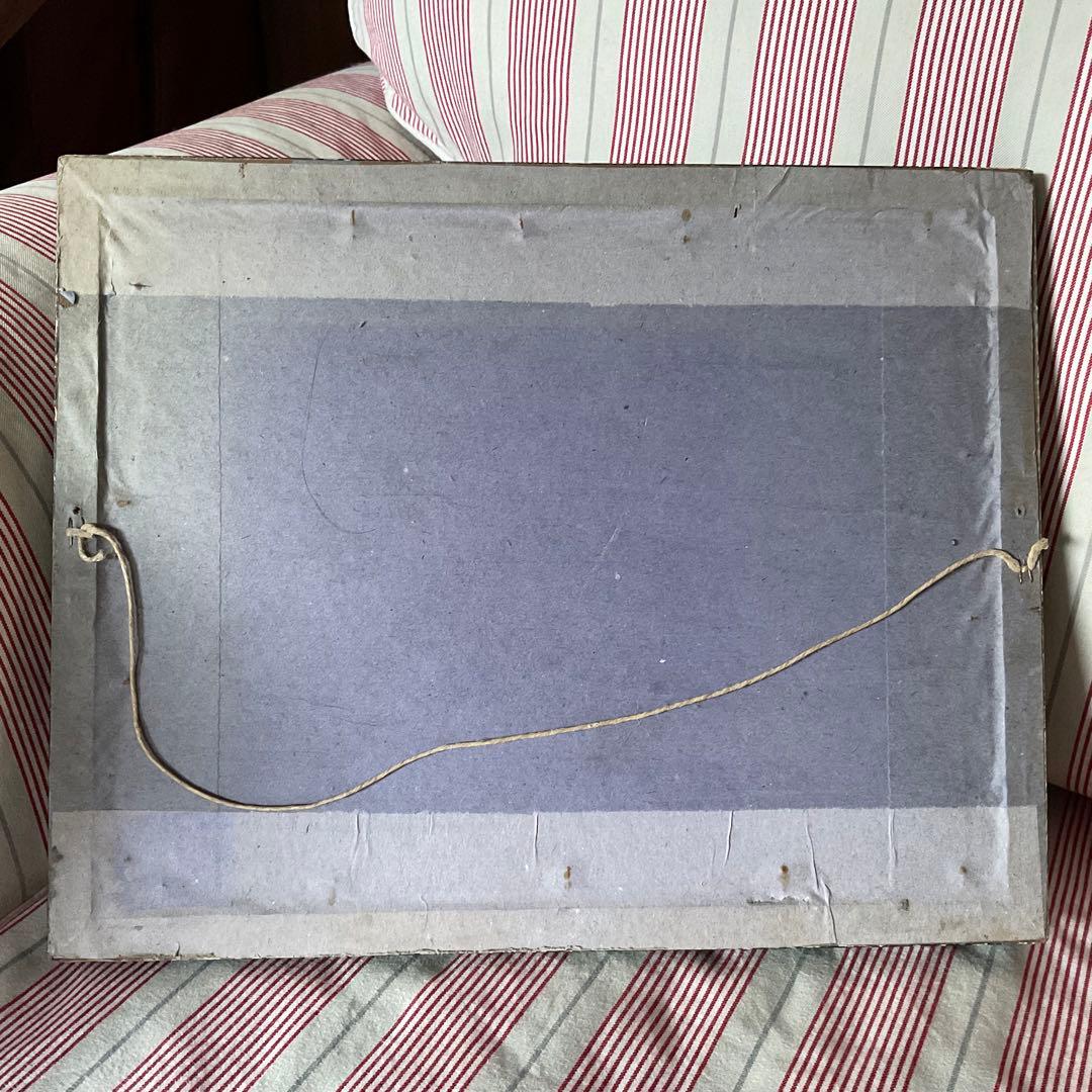 刺繍 フランス アンティーク サンプラー フレーム 1882年 ガラス入り 額装