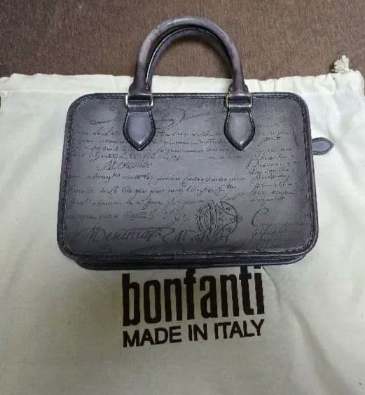 bonfanti イタリア製 レザーバッグ