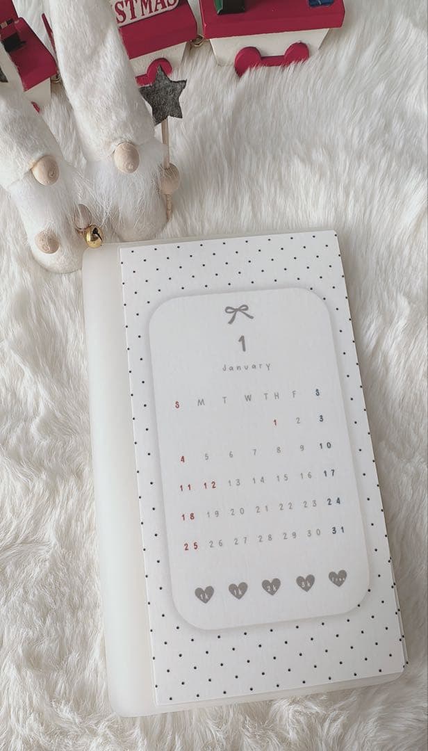 A6 リフィル 2026年ドットリボン カレンダー 3400円