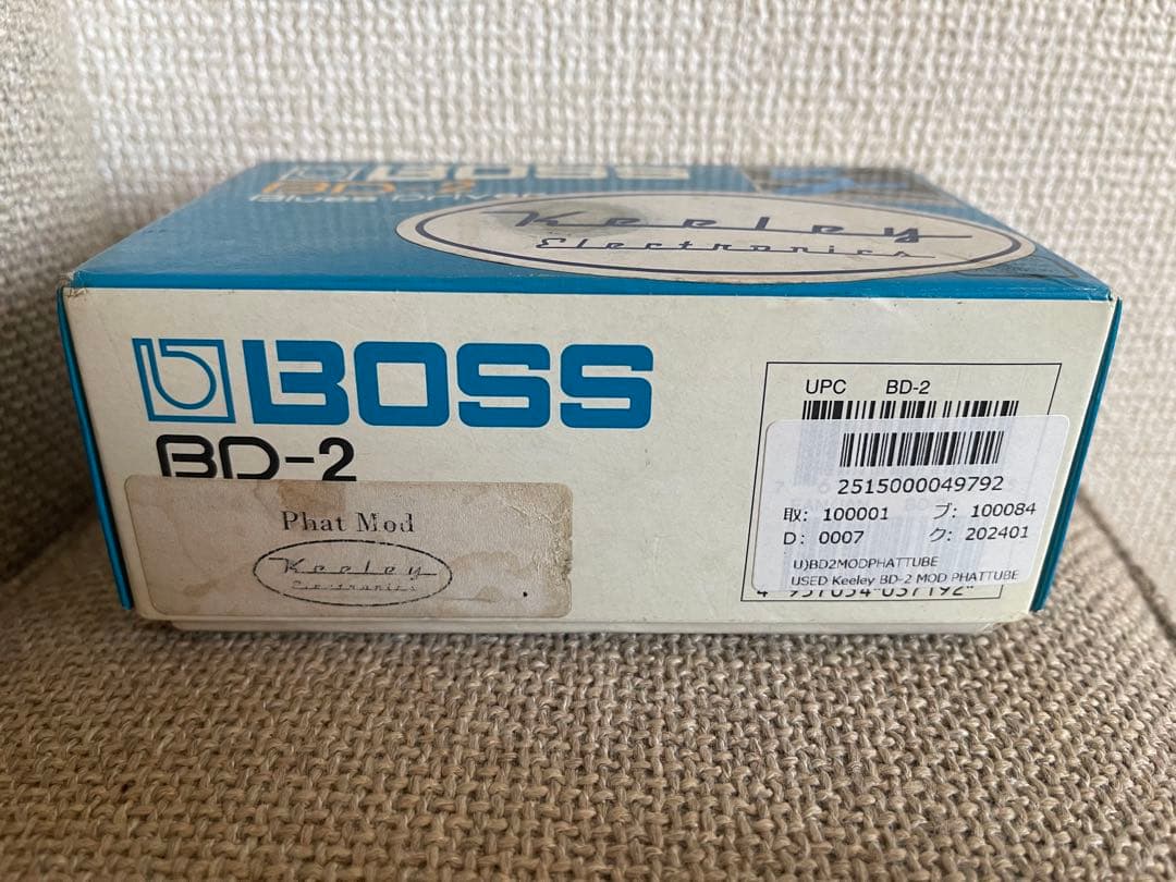 ギター keeley BD-2 phat mod blues d