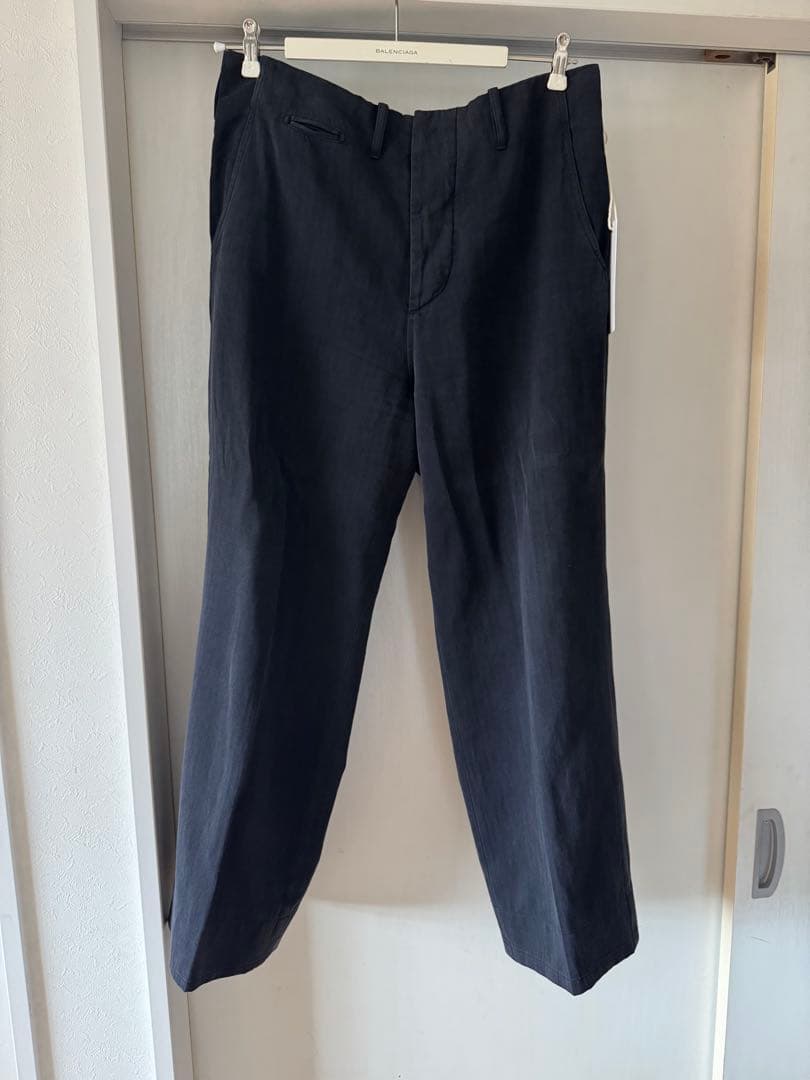 25SSサイズ3 maatee&sons chino trouser ドゥルン黒