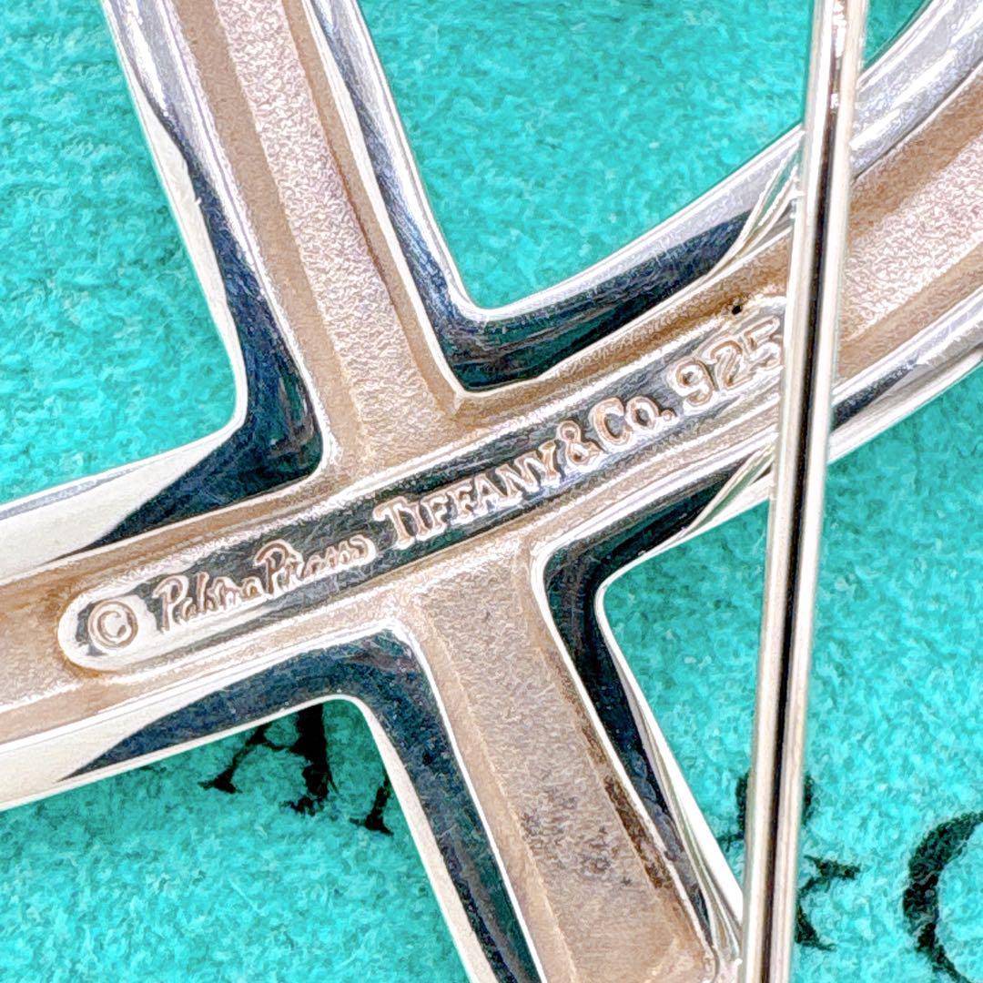 極美品 オールドティファニー ラビングハート ブローチ シルバー925