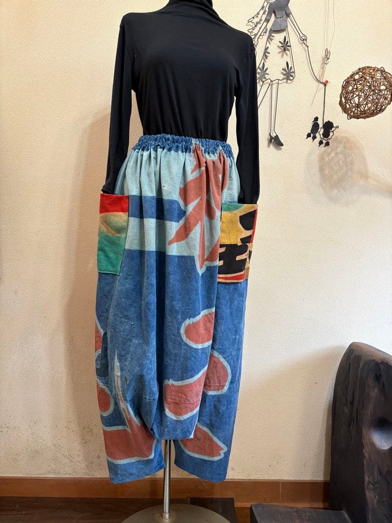 ビンテージ大漁旗　サルエルパンツと残り生地 ベティさま専用です。