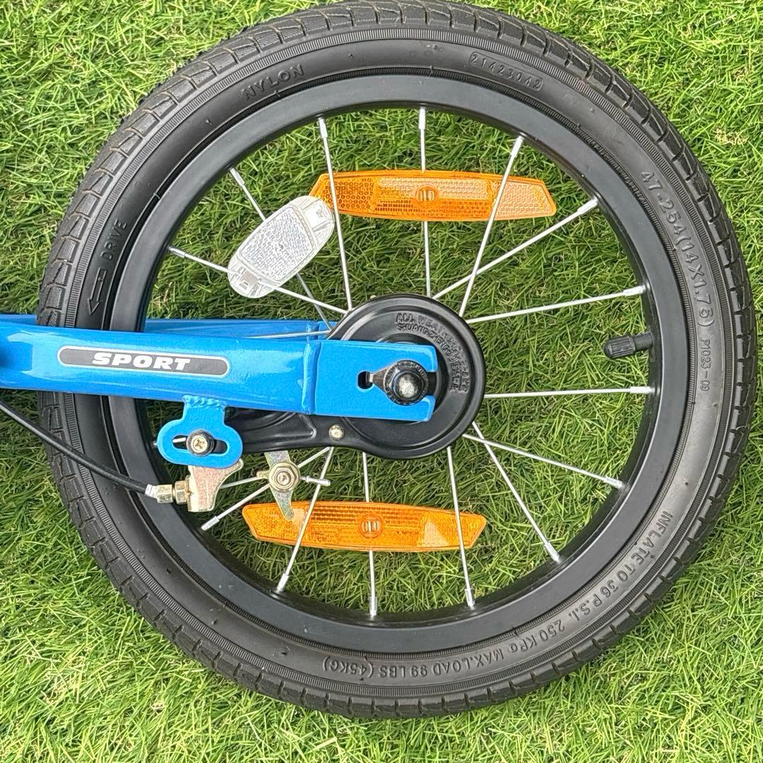 美品 ストライダー 14X ブルー STRIDER 14x バランスバイク 青