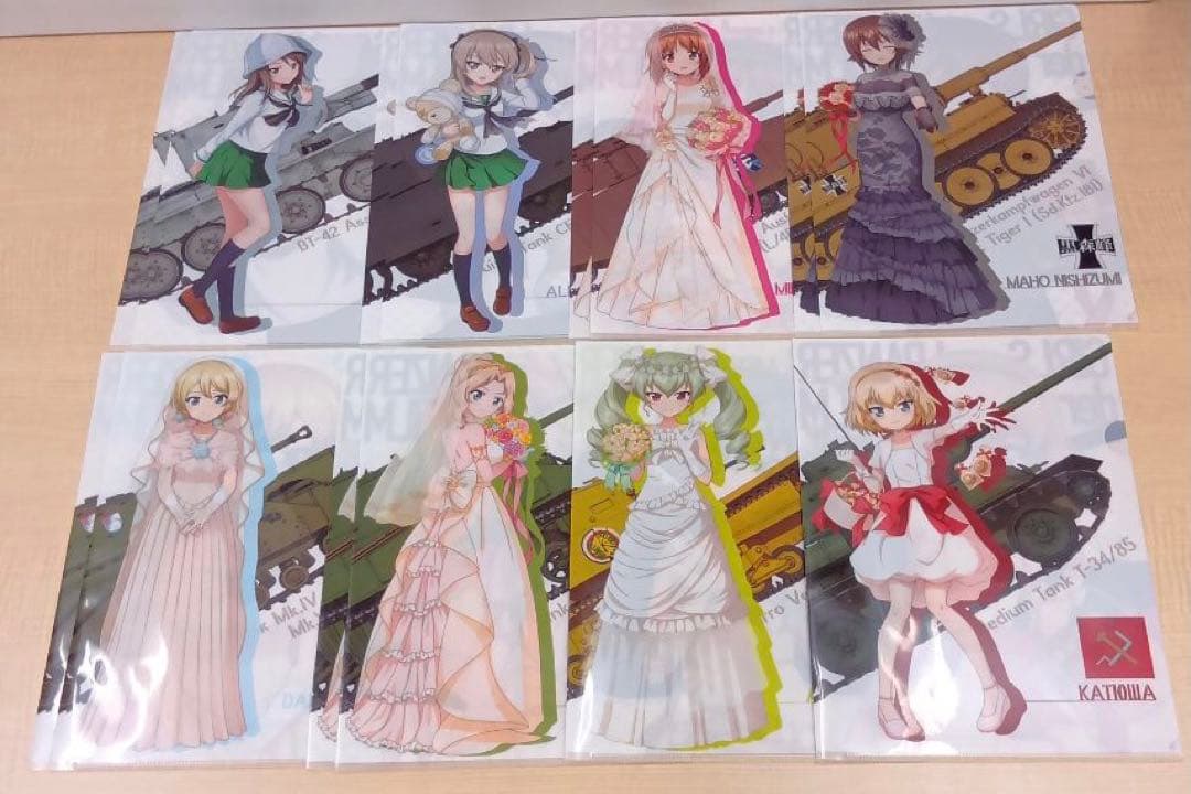 ❶一番くじ ガールズ＆パンツァー 戦車道大作戦！ クリアファイルセット 62枚