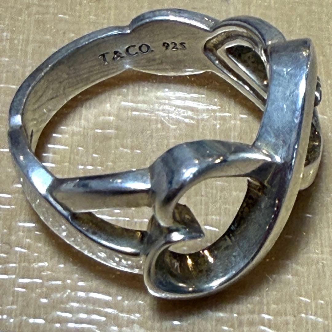 ♥︎Tiffany ティファニー　ダブルラビングハート 11号