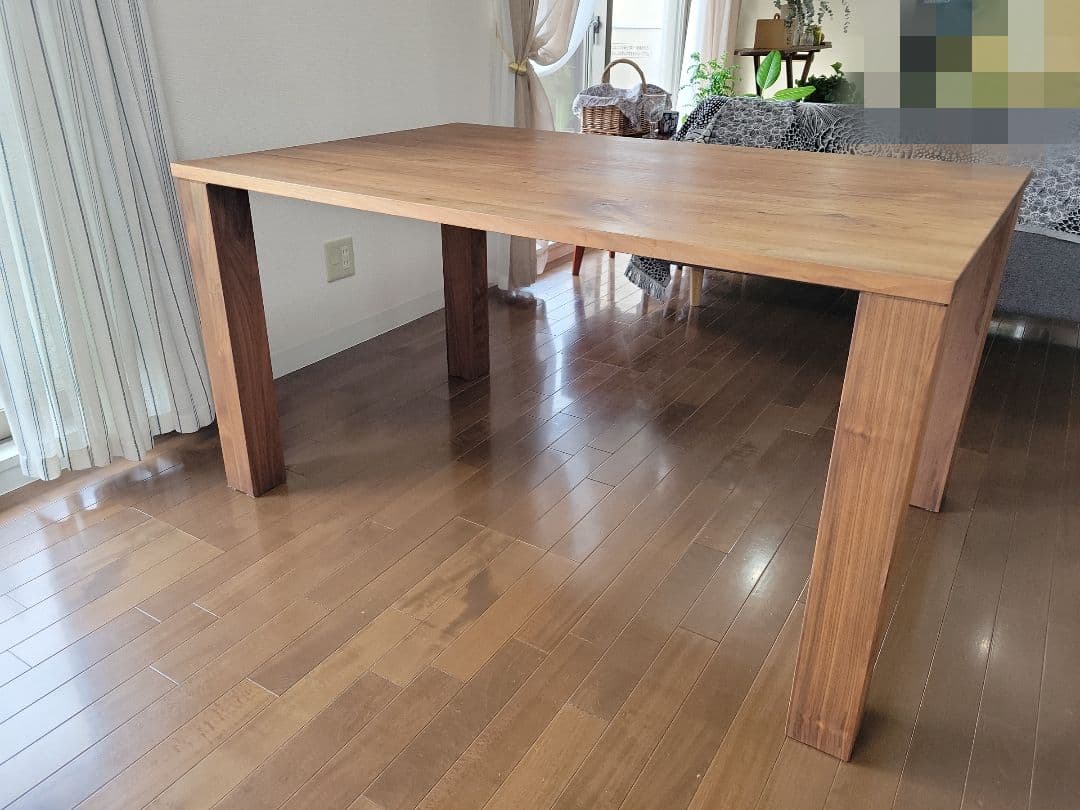 CRASHGATE　デン　 ダイニングテーブル　 ウォールナット　W1350