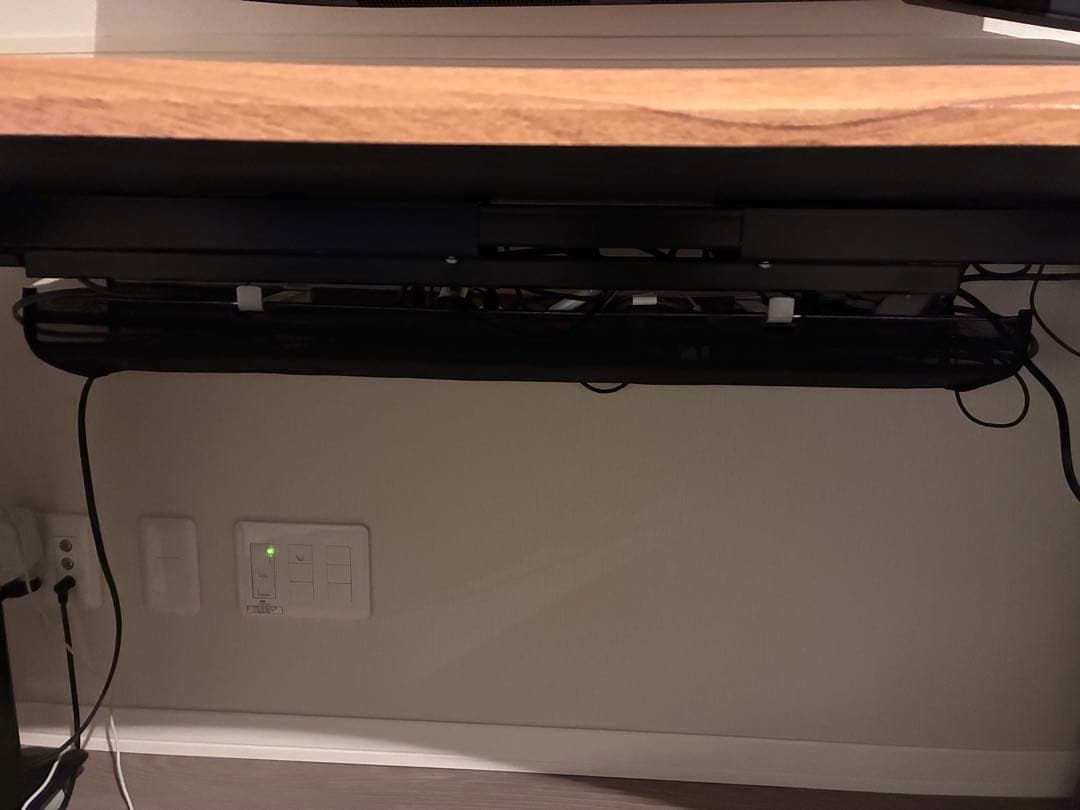 FlexiSpot 電動昇降式デスク E7 Pro ブラウン天板&ケーブルトレー