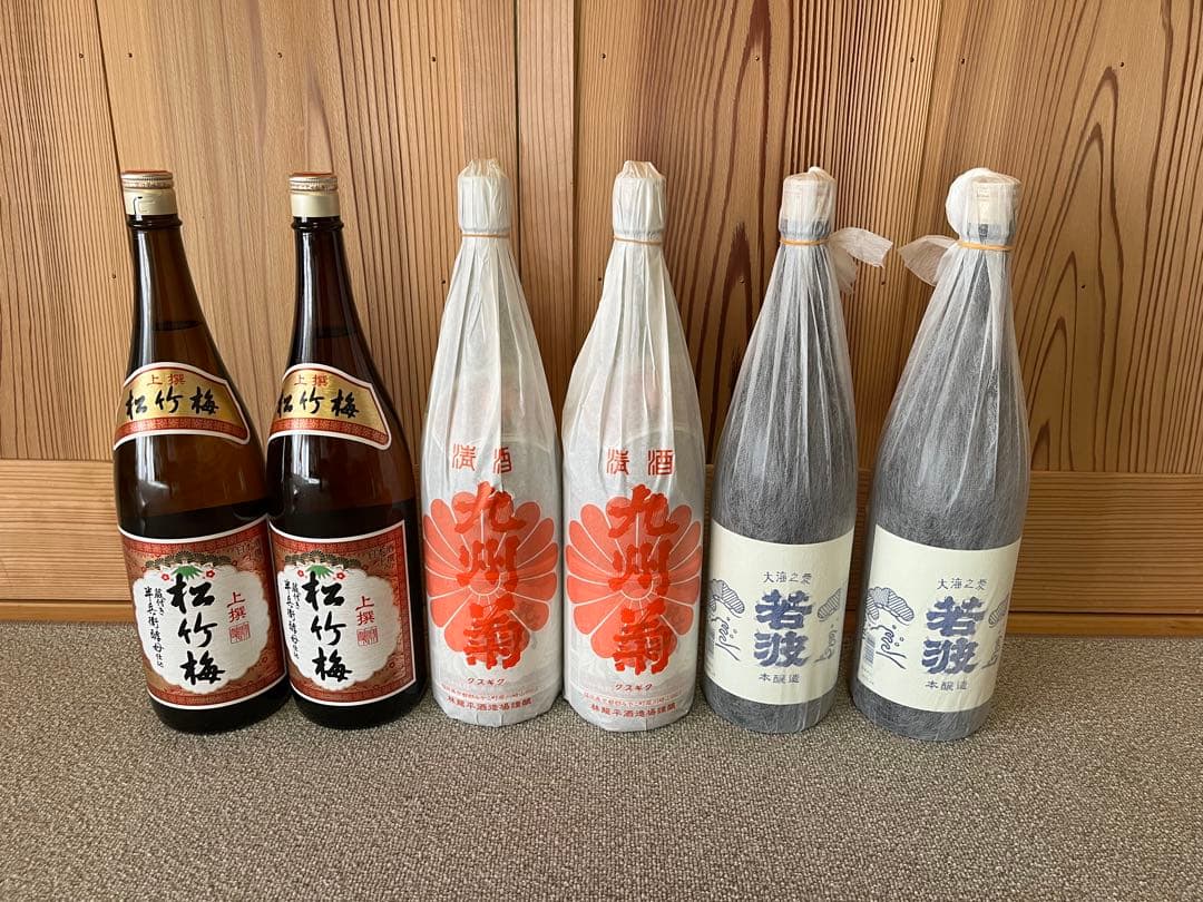 【まとめ売り】日本酒6本 1800ml×6