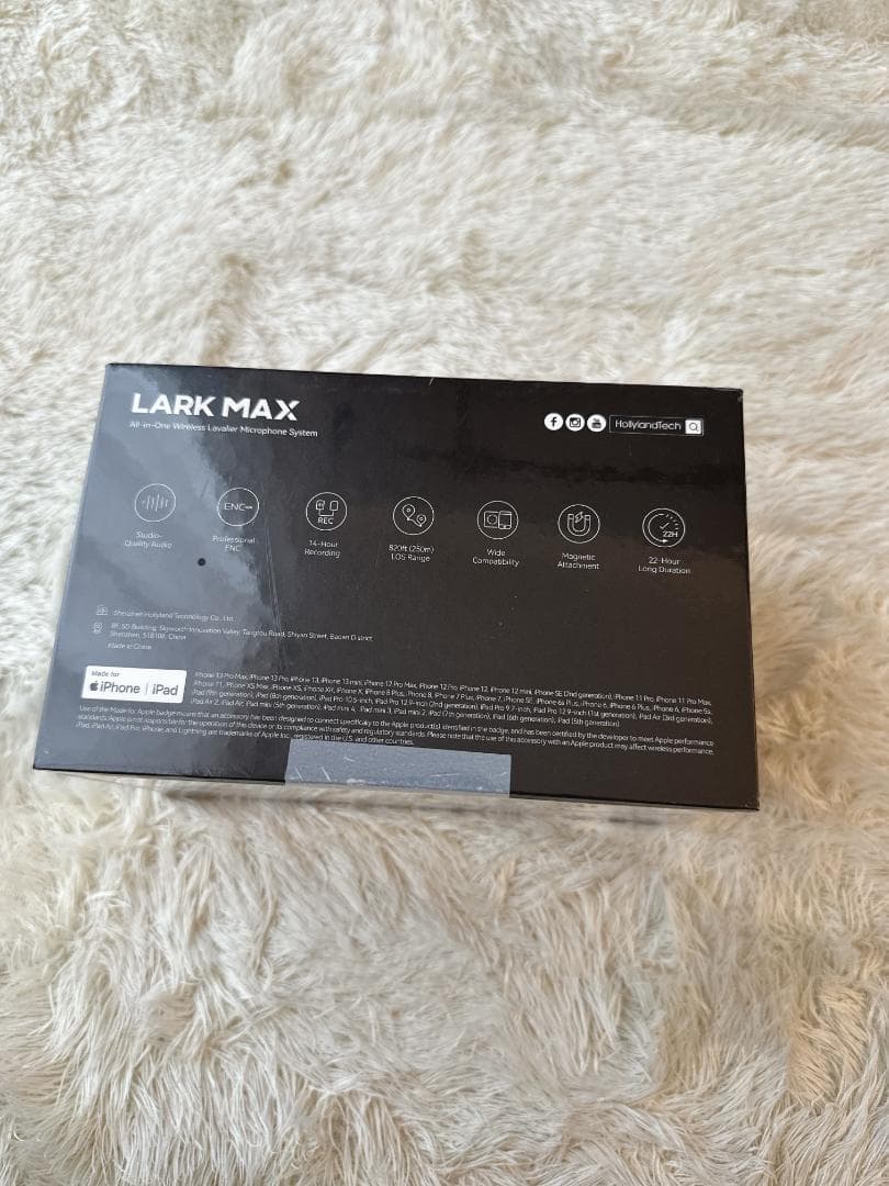 【未開封】新品 HOLLYLAND LARK MAX ワイヤレスマイク