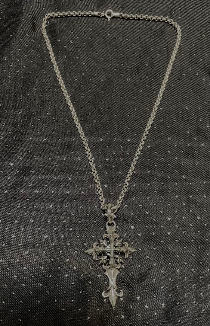 925ネックレスクロスペンダント