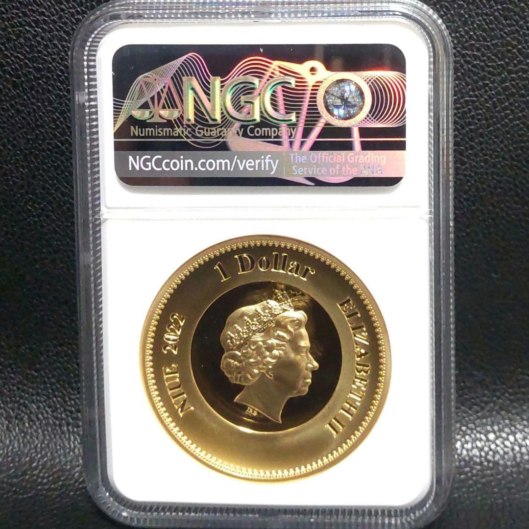 【最高鑑定】2022年版 エリザベス2世追悼記念 NGC PF70UC 純銅