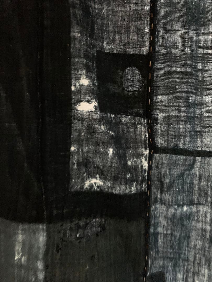 古道具インディゴパッチワーク生地