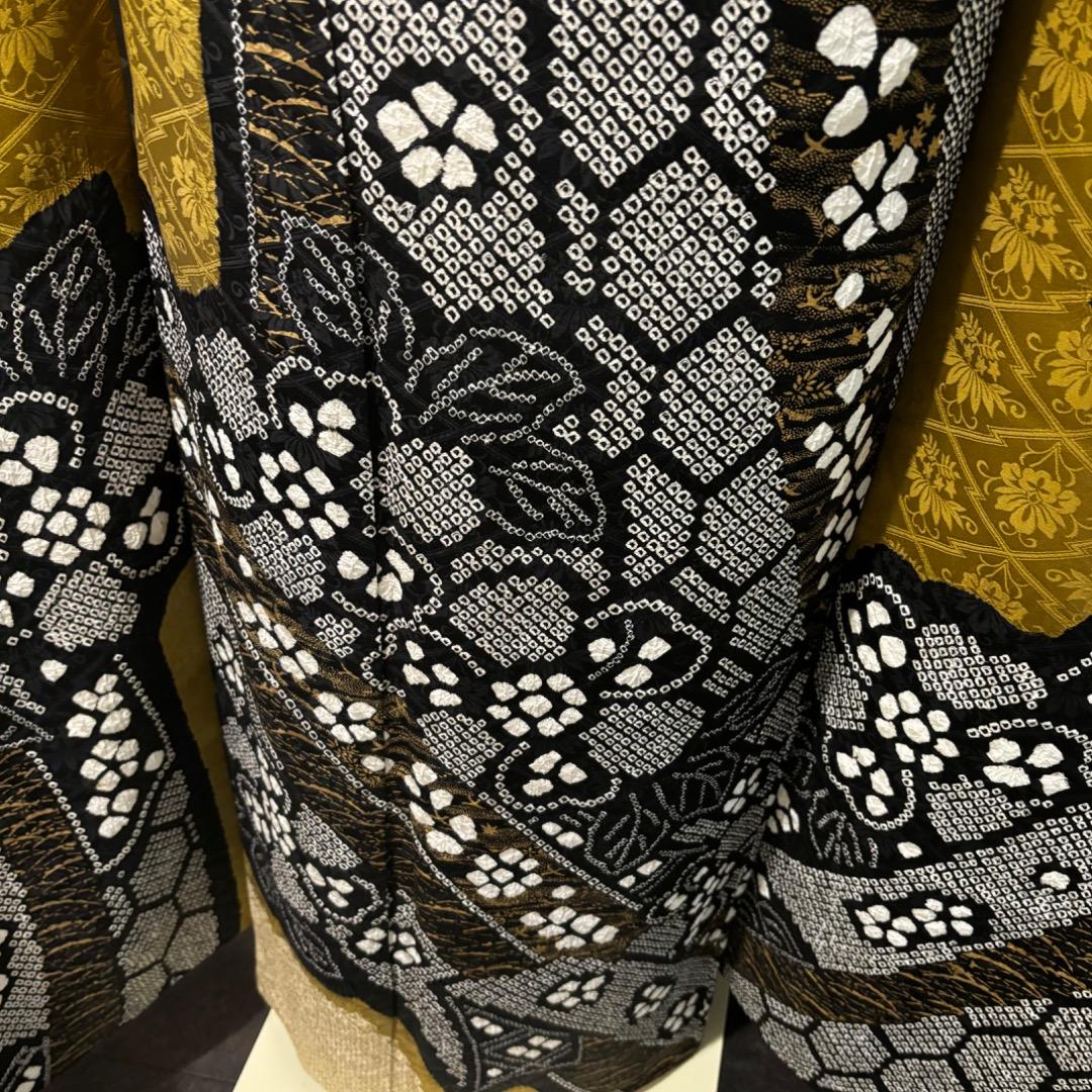 美品　地紋　熨斗　手絞り　金彩　逸品　振袖　フルセット 振り袖