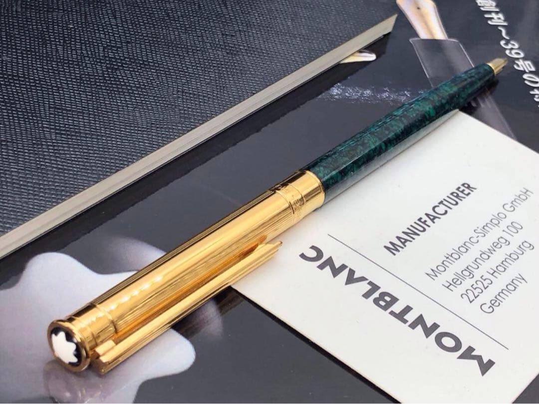 ⭐️幸運へ導くグリーン瑪瑙⭐️モンブラン・ノブレス・ドゥエ⭐️ハイエンドモデル！⭐️