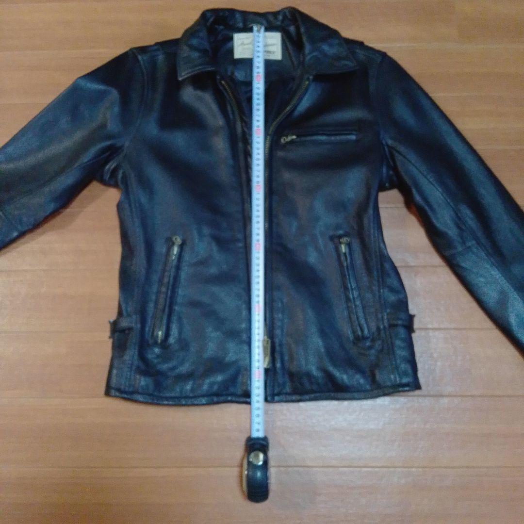 AVIREX シングルライダースジャケット6141052ブラック　　 （難あり）