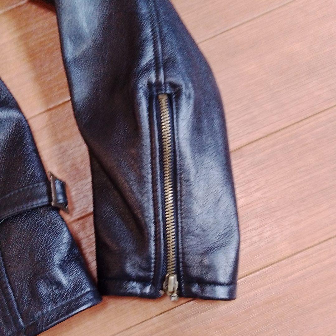 AVIREX シングルライダースジャケット6141052ブラック　　 （難あり）