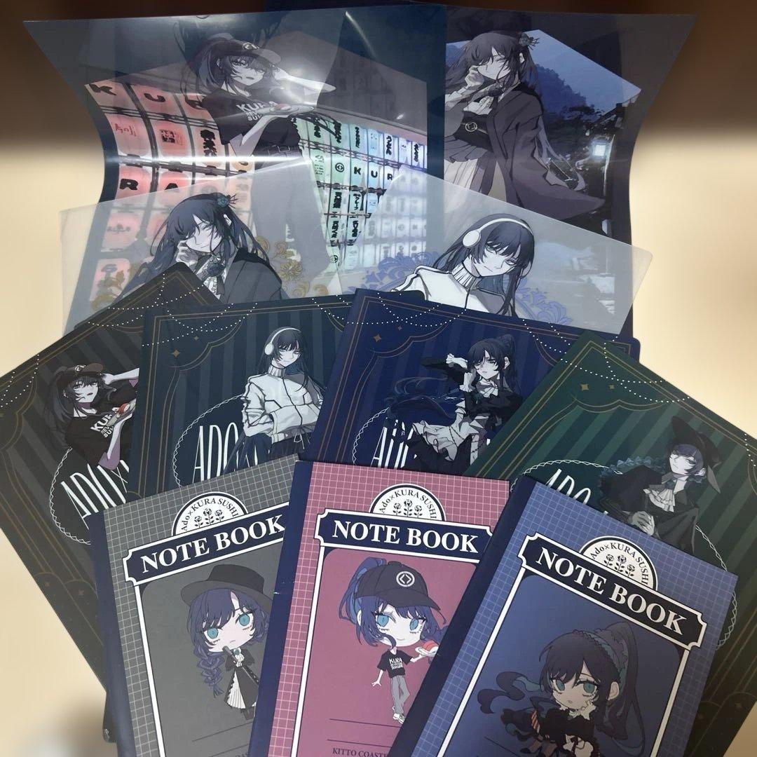 くら寿司 Adoクリアファイル マグネット アクリルチャーム　ポスター　缶バッジ