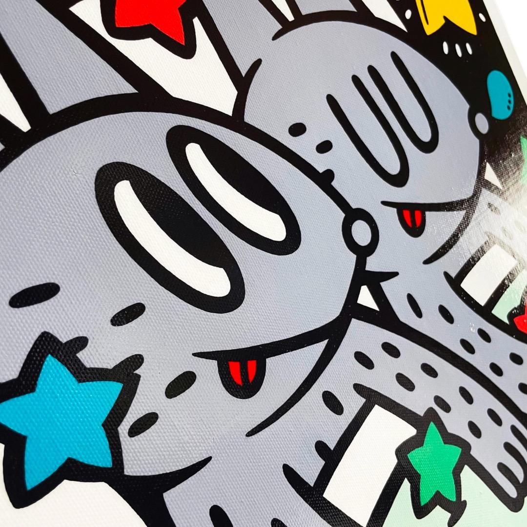 焼*君様 【原画】現代アート/キャンバス/絵画/インテリア/アート/モダン