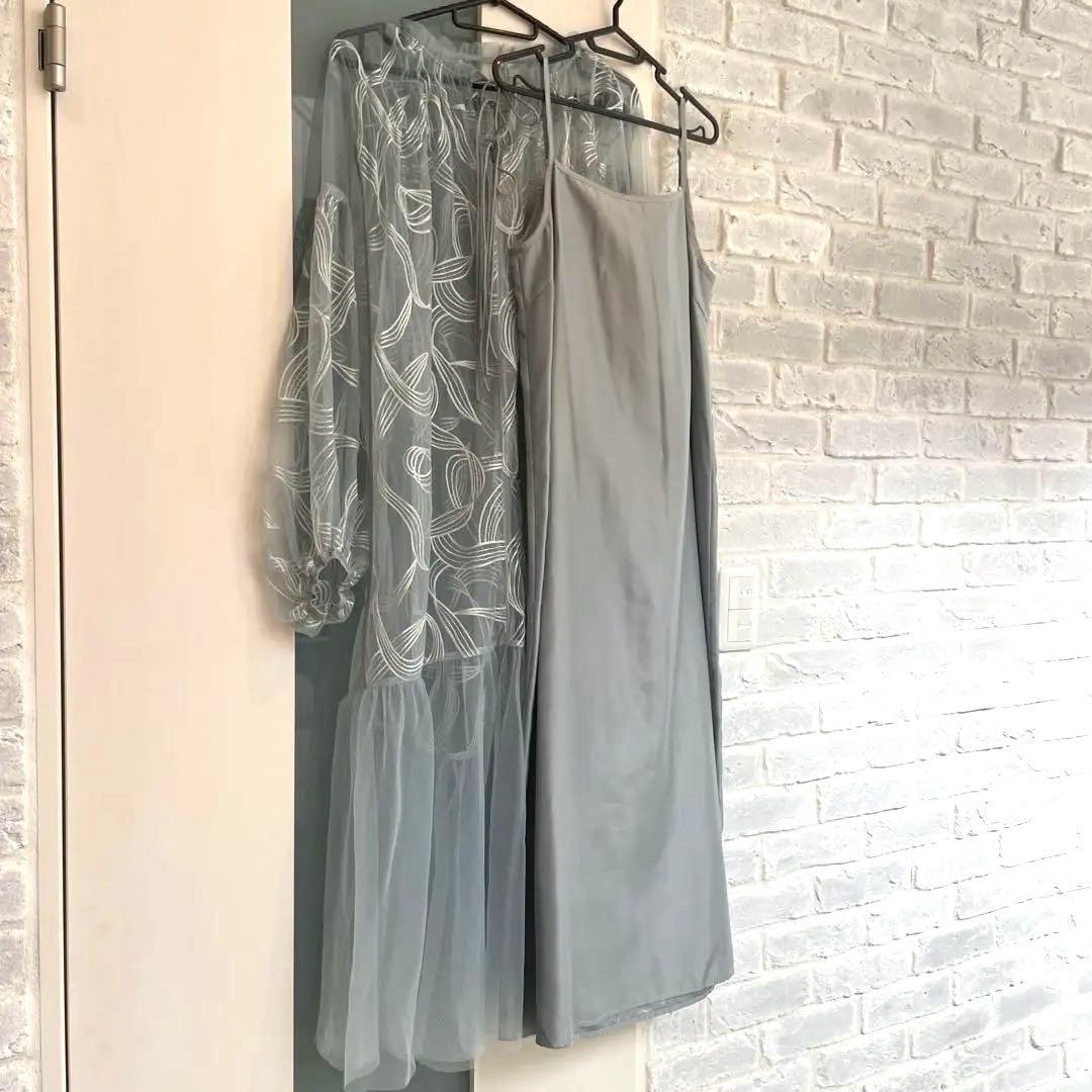 ❤️美品❤️ドリードール　オケーションドレス リボンエンブロイダーレイヤード 長袖