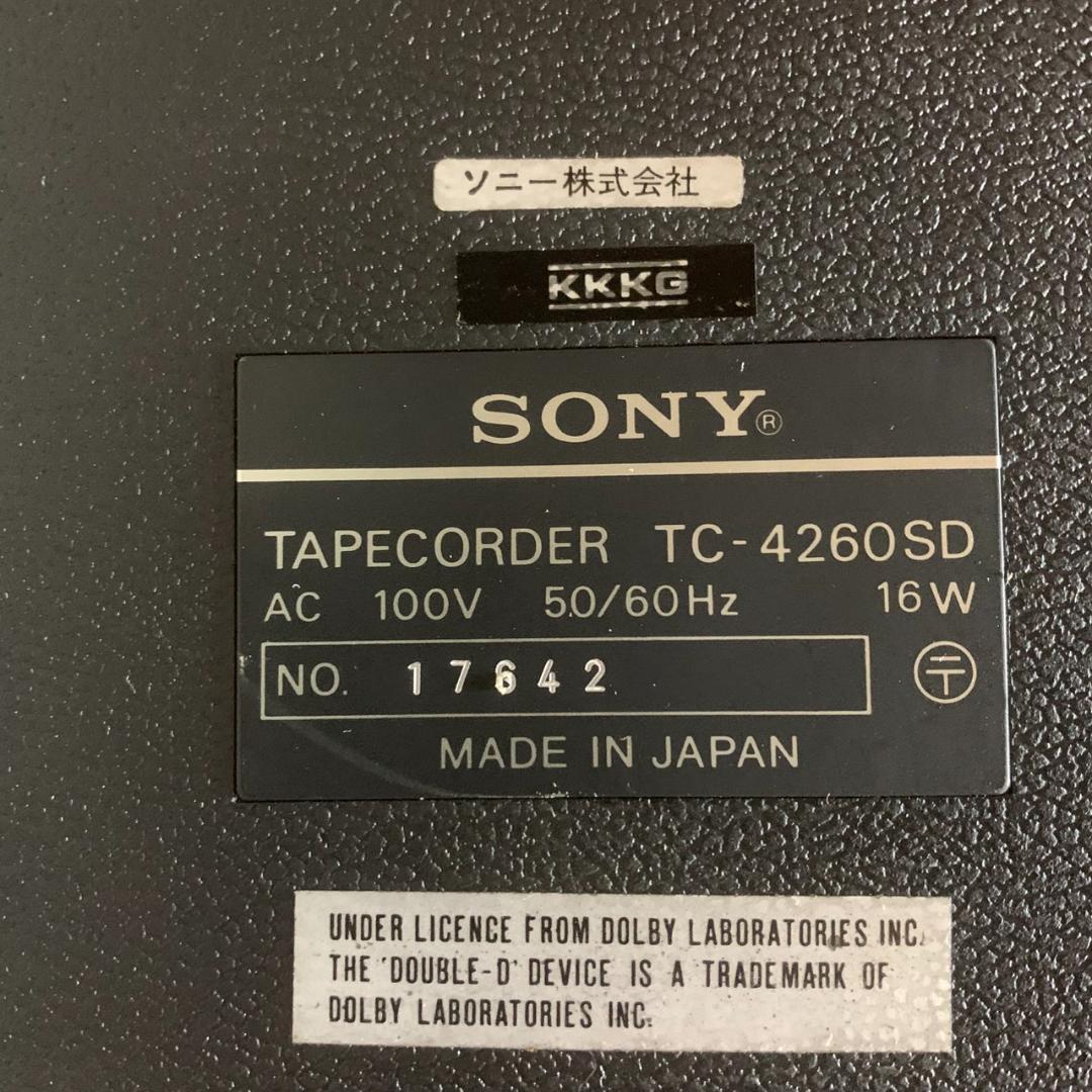 K867 SONY ソニー TC-4260SD 1970年代