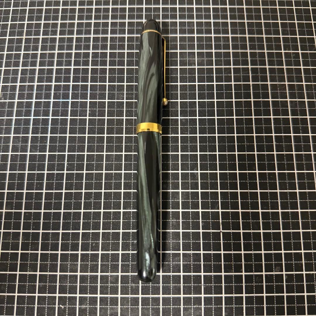 加藤製作所 万年筆 セルロイド ダークグリーン