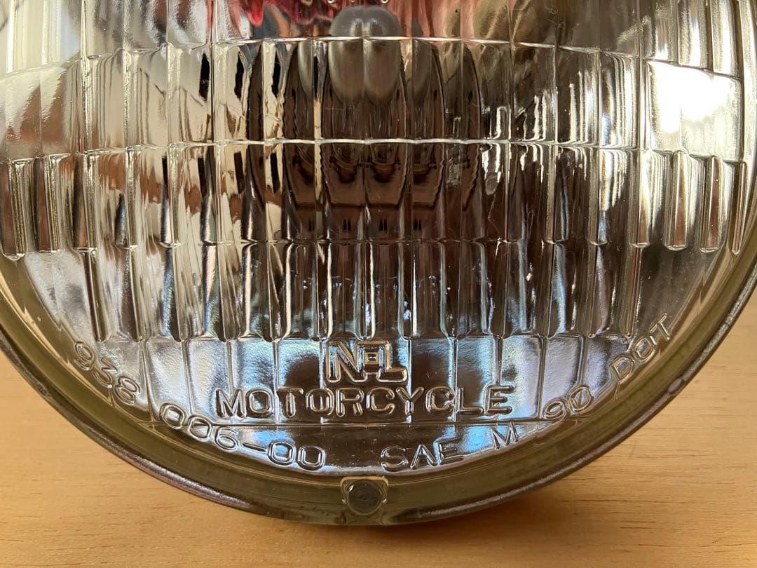 純正H4 FX XL 5-3/4 曲面レンズ ヘッドライト スポーツスター レア