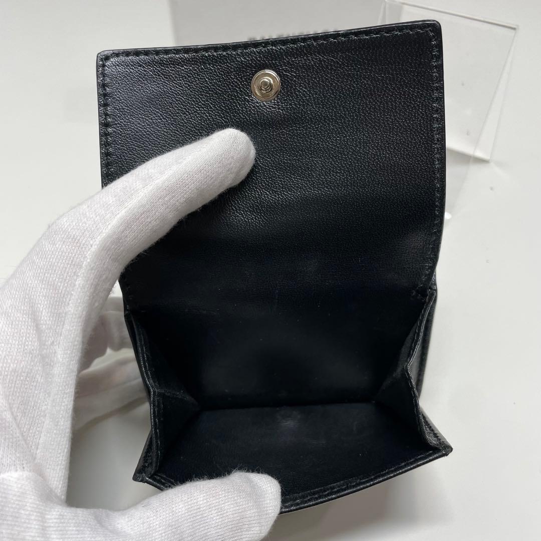も*☆様 BALENCIAGA グリッターシルバー 三つ折り財布
