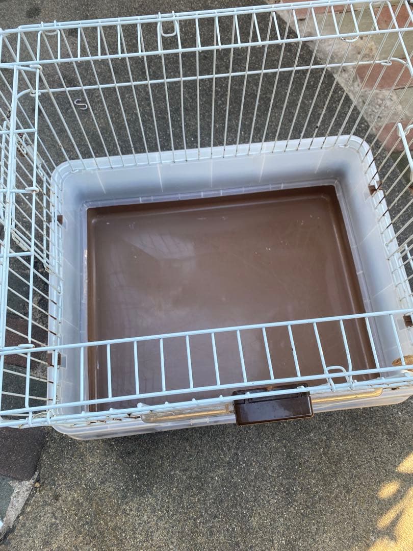 小動物用ケージドアとトレイ