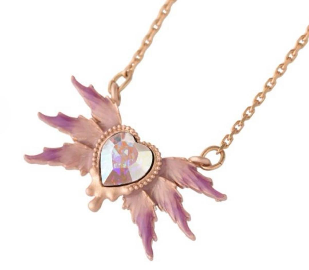 Q-pot.×グラブル 　メルティハートキャンディネックレス　ルシフェル