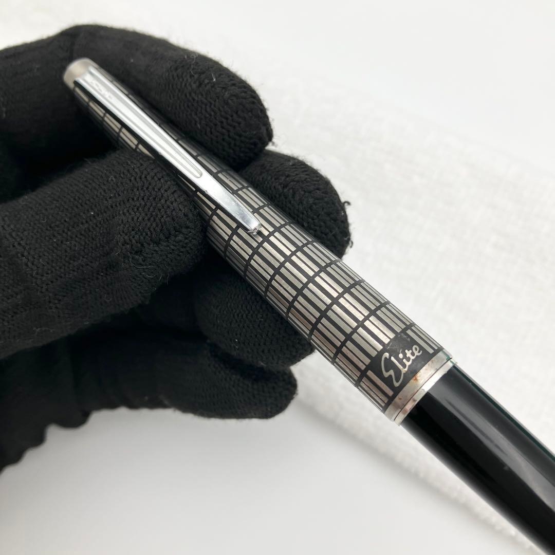 PILOT　パイロット 万年筆　Elite　エリート 格子柄　18Kー750　F