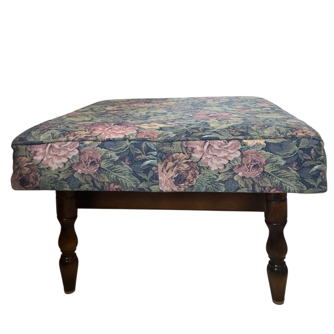 ✨【美品】✨　カリモク　オットマン　コロニアル　レトロ