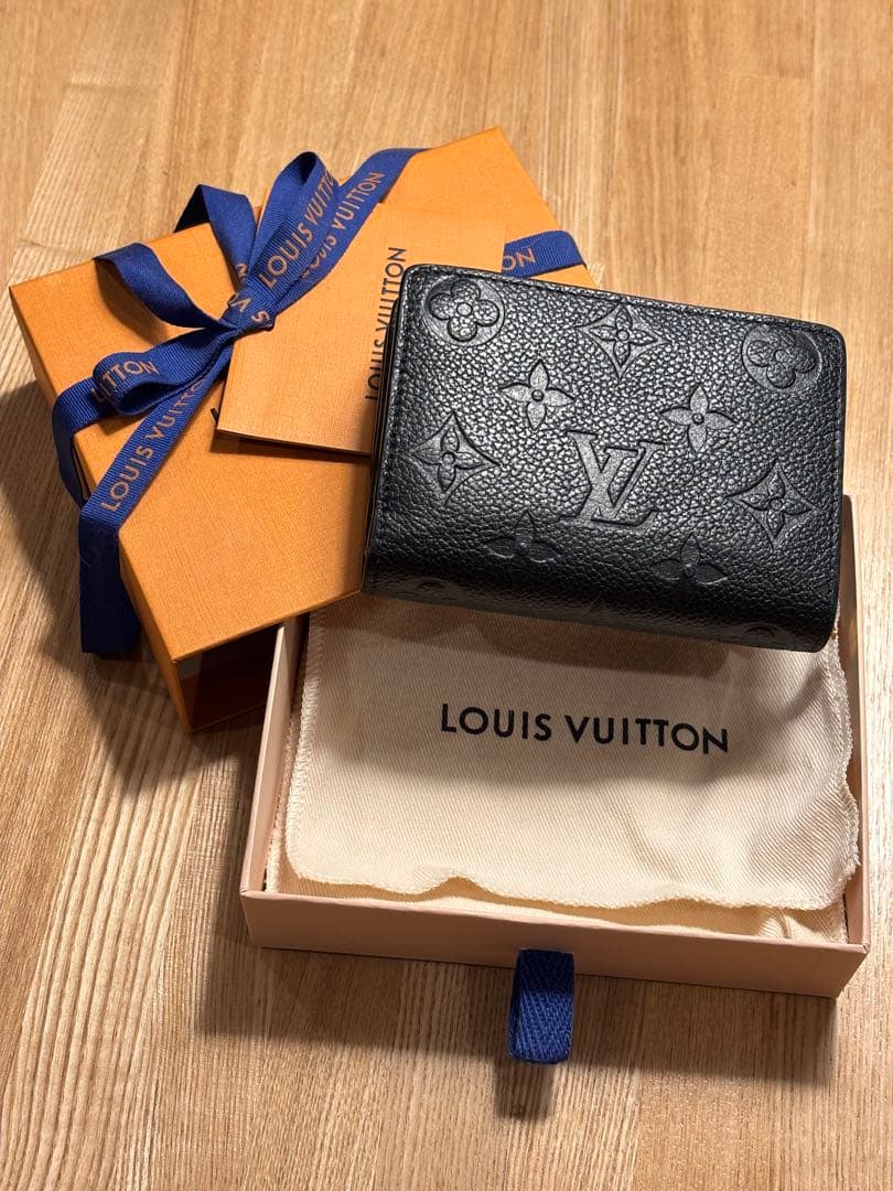 Louis Vuitton ミニ財布 M80151 ポルトフォイユ・クレア 黒