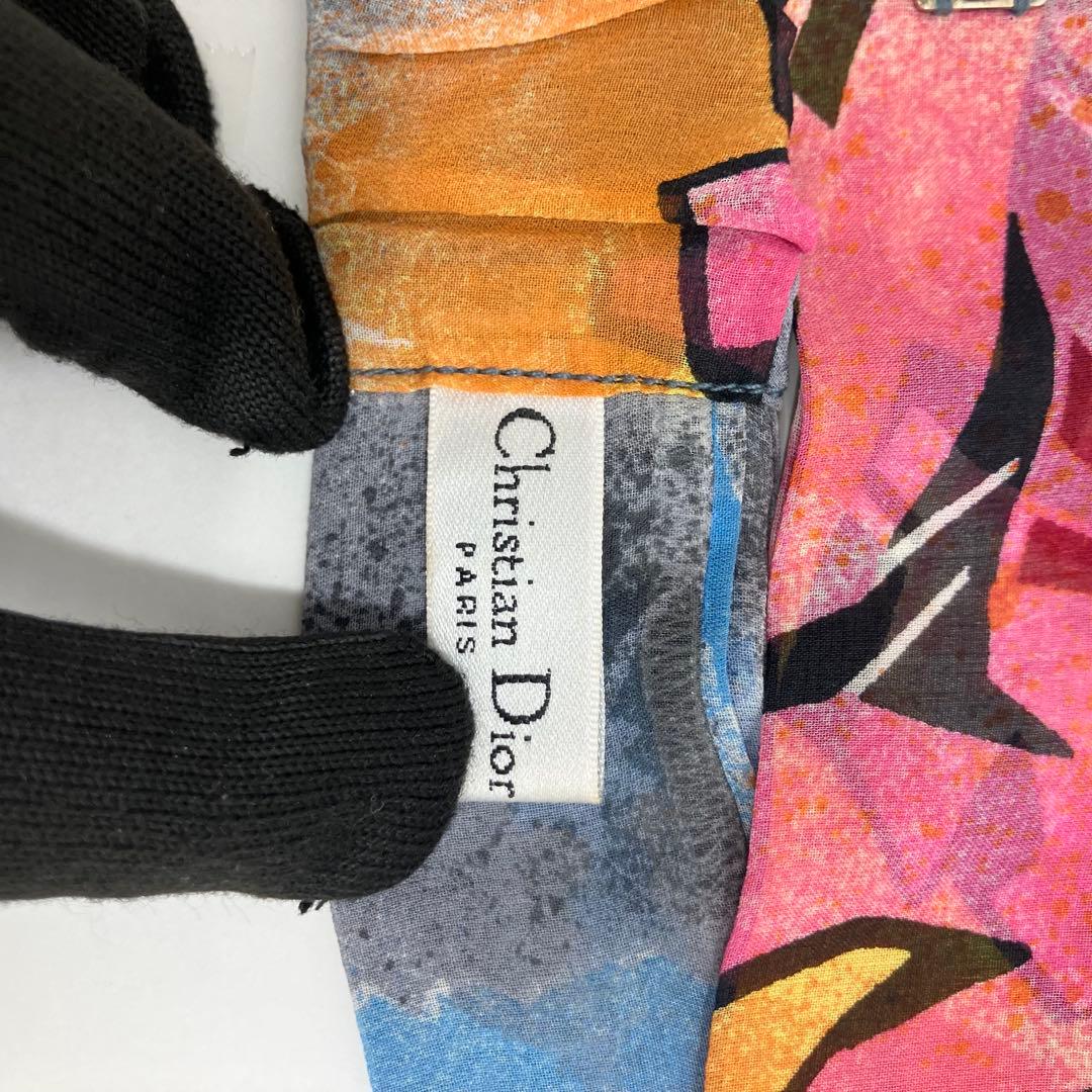 ディオール ガリアーノ期 カラフルヘアバンド バンダナ