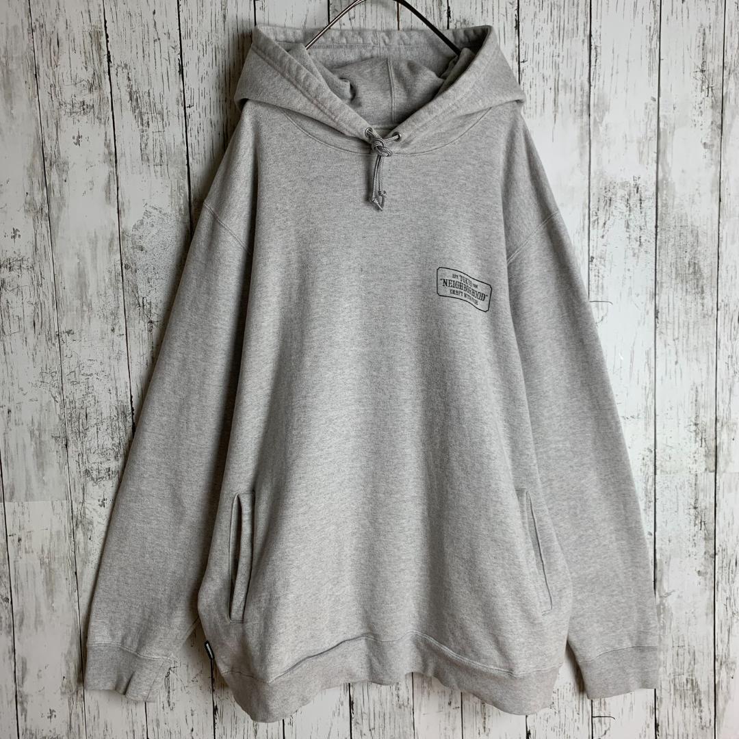 【ビッグシルエット】ネイバーフッド☆バックBOXロゴ入りパーカー/2593.