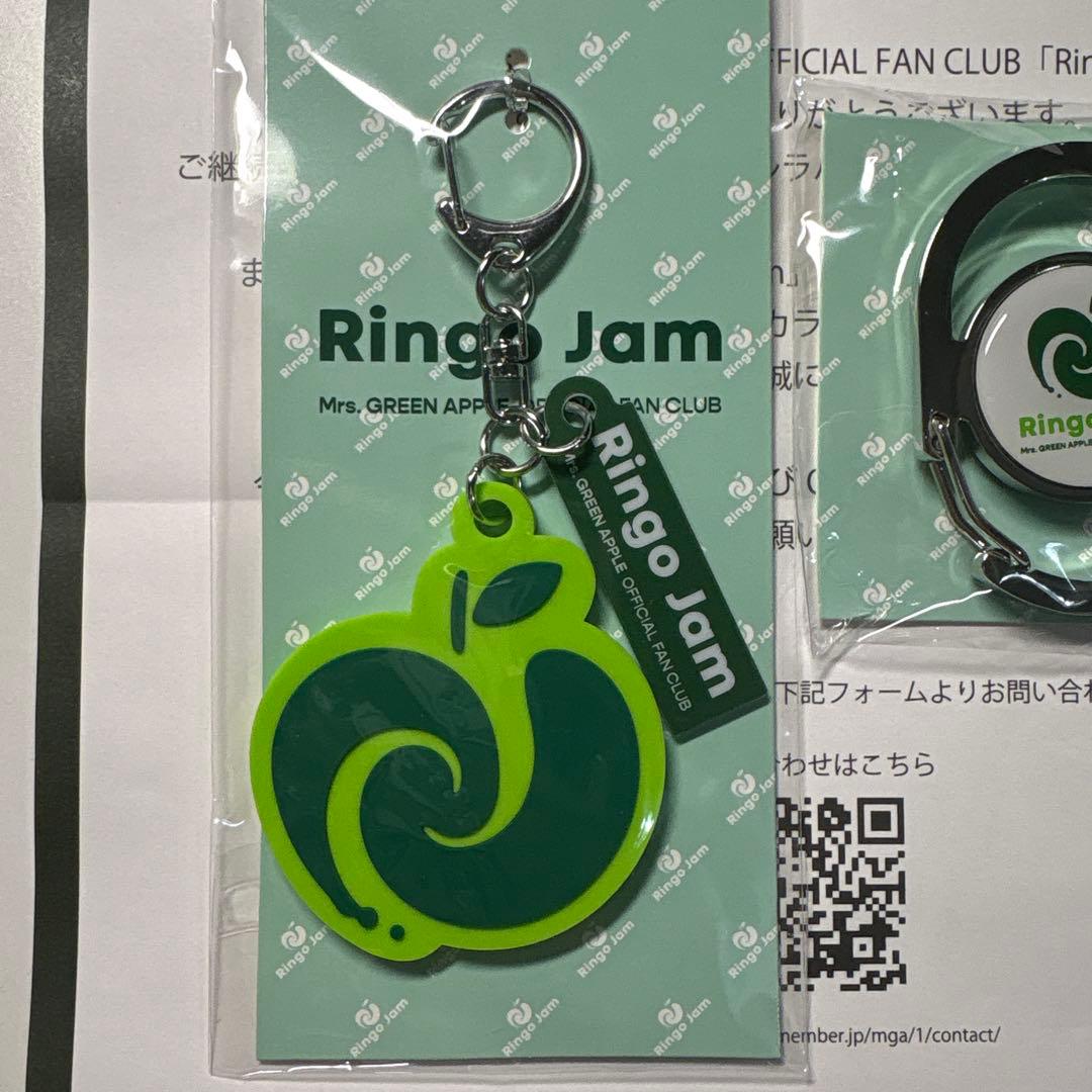 ミセスグリーンアップル　特典セット（ラバーキーホルダー＆カラビナ）
