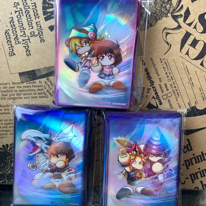 遊戯王 パワプロコラボ スリーブ デッキシールド 3セット