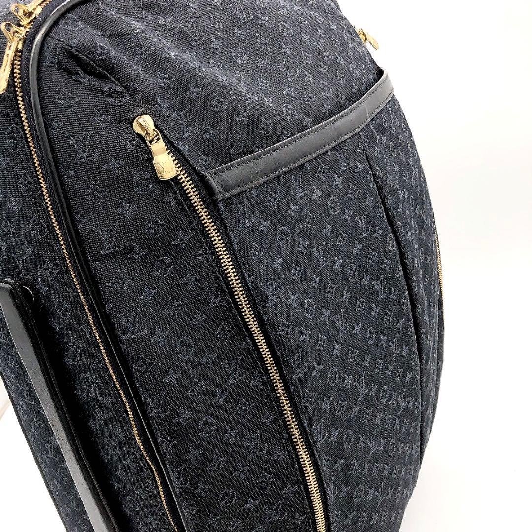 【LOUIS VUITTON】キャリーケース　モノグラムミニ　アネット　ネイビー