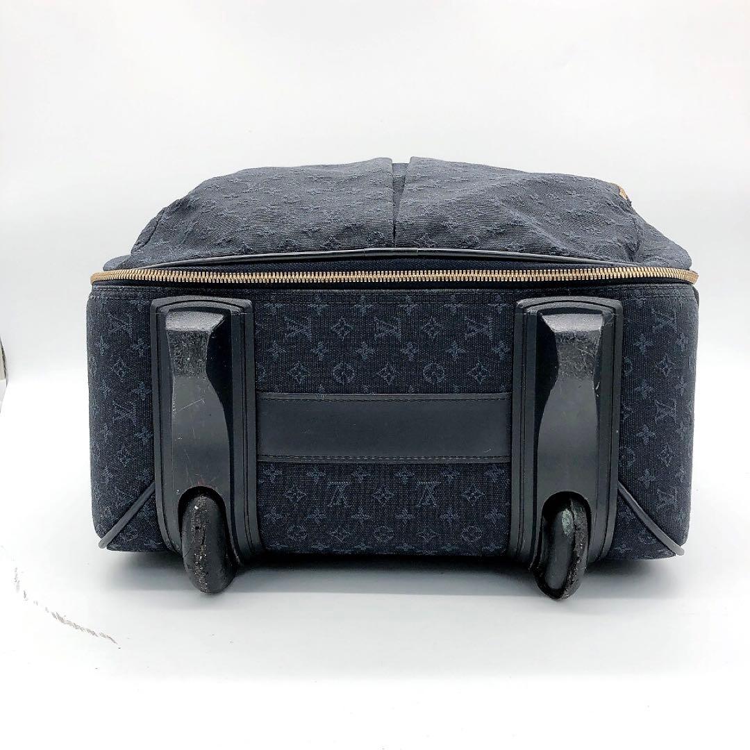 【LOUIS VUITTON】キャリーケース　モノグラムミニ　アネット　ネイビー
