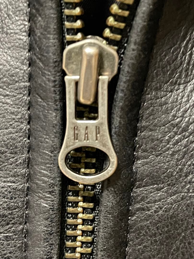 GAP Leather Jacket Men’s L Black