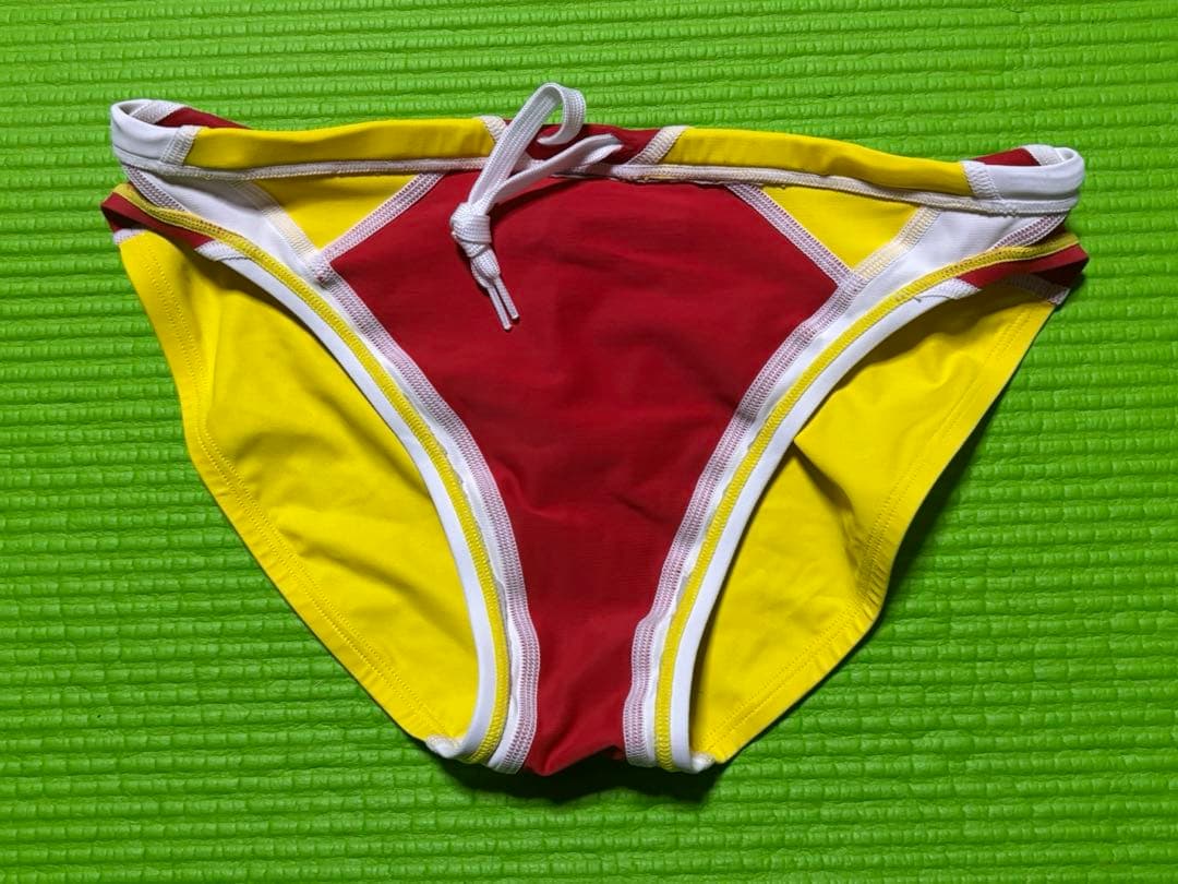 競パン スピード SPEED 赤黄 中古品 XOサイズ