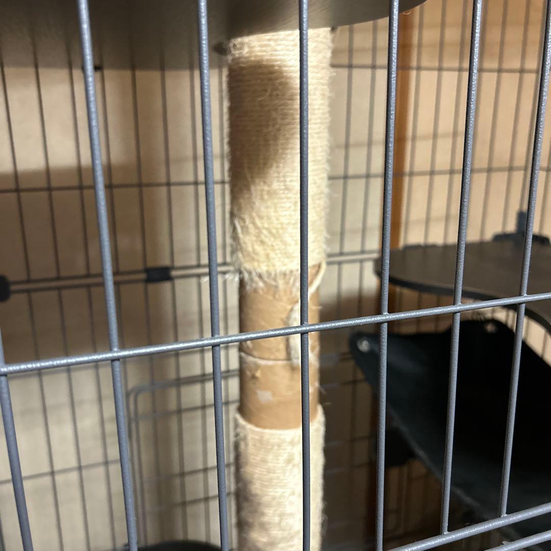 アイリスオーヤマ　キャットランドケージワイド　3段　キャスター付