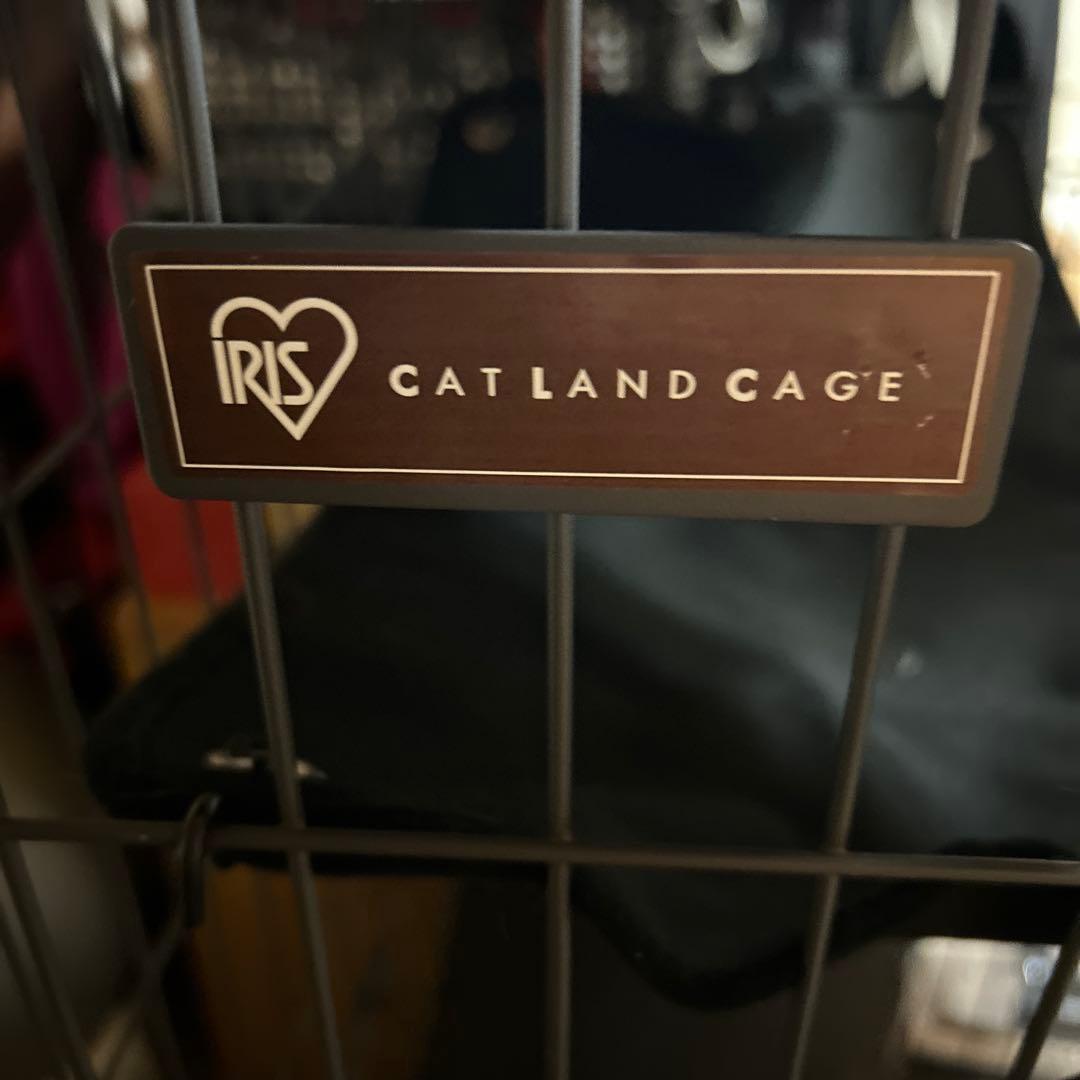 アイリスオーヤマ　キャットランドケージワイド　3段　キャスター付